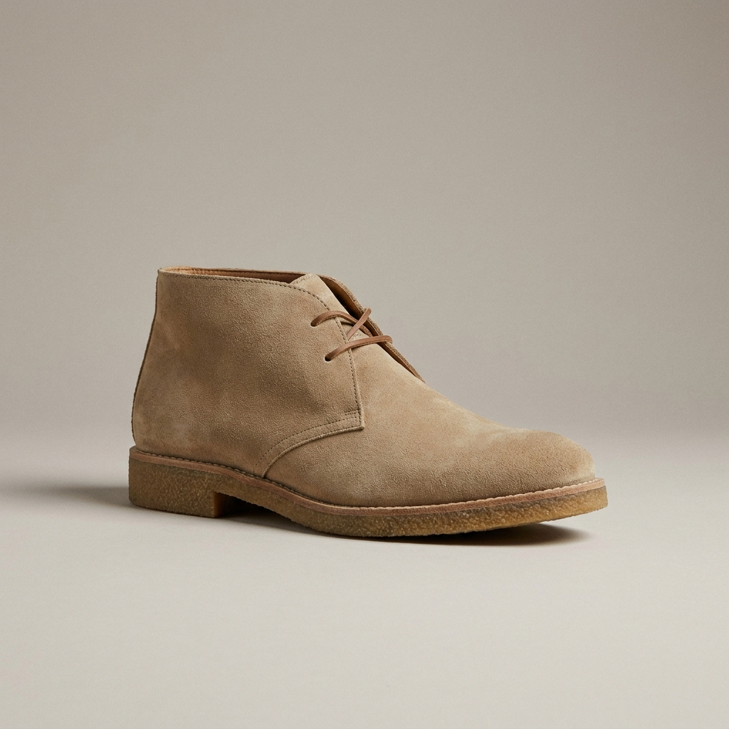 Sand suede chukka boot