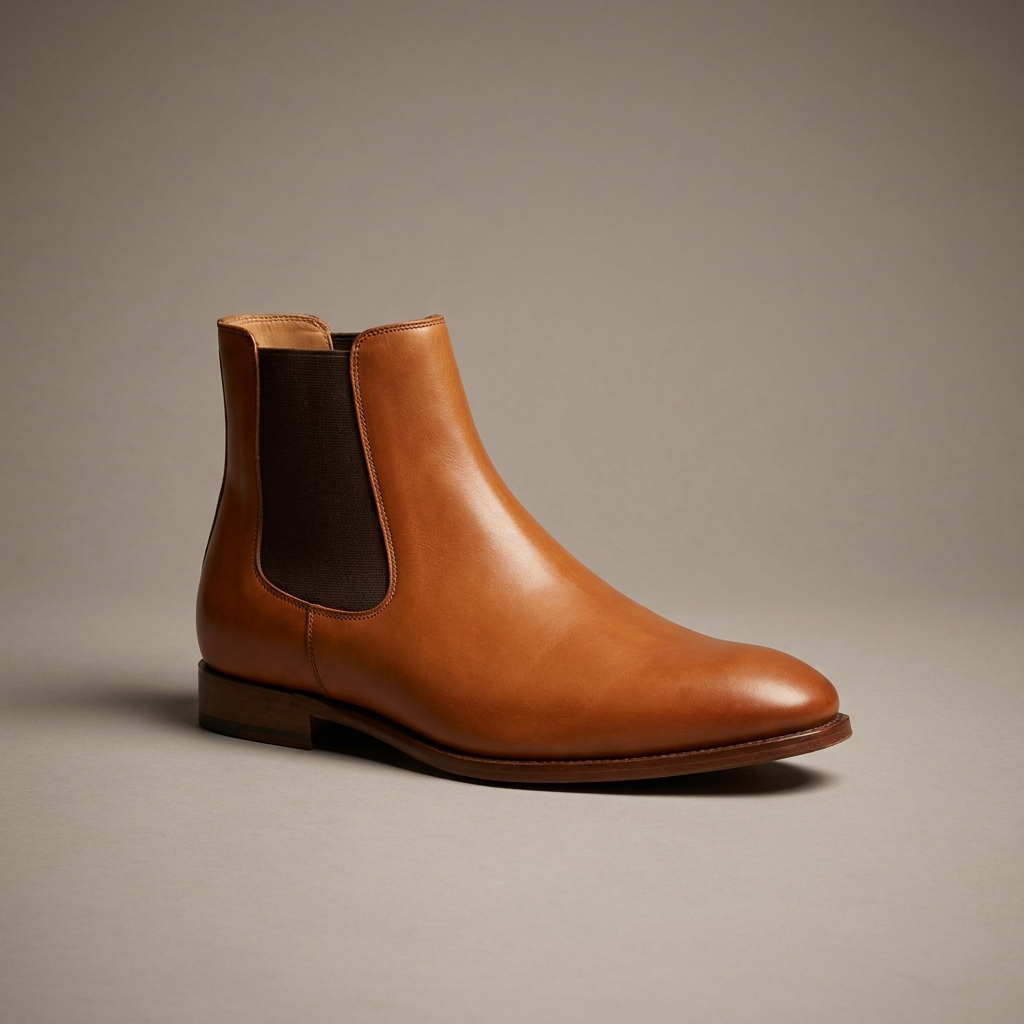 Tan leather Chelsea boot