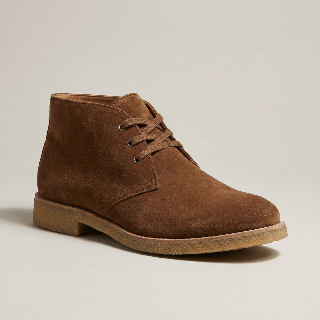 Brown suede chukka boot