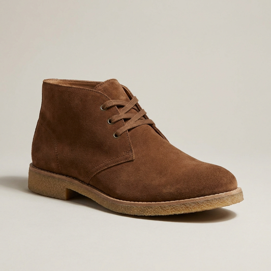 Brown suede chukka boot